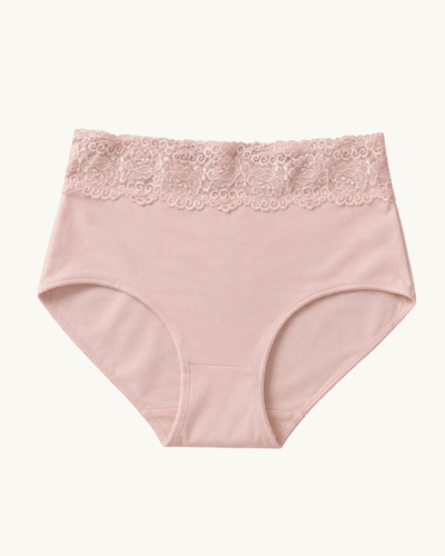 Premium Lace Cotton Panty – 4 Pcs Pack