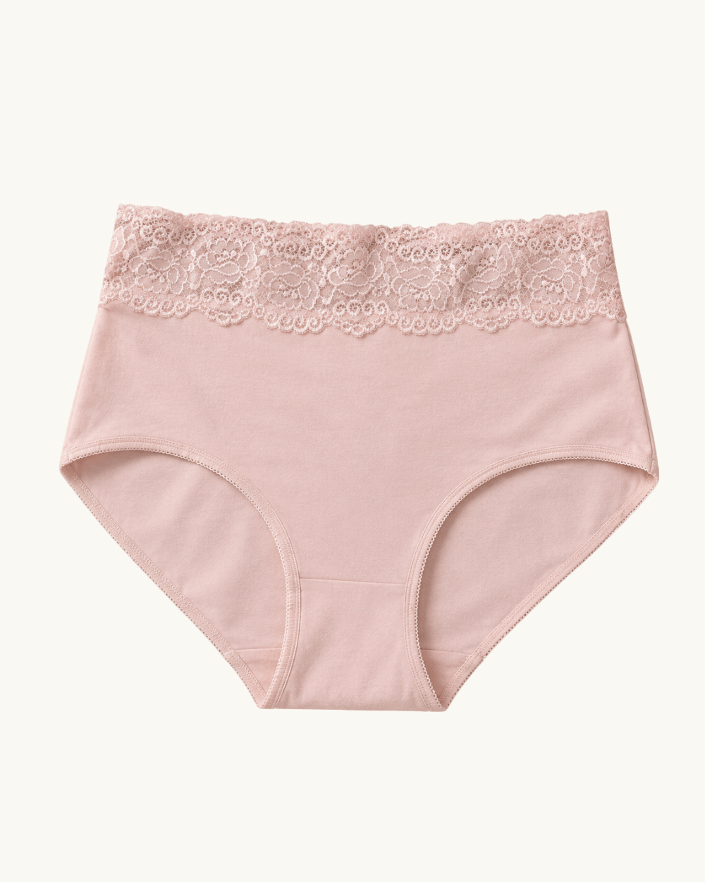 Premium Lace Cotton Panty - 4 Pcs Pack