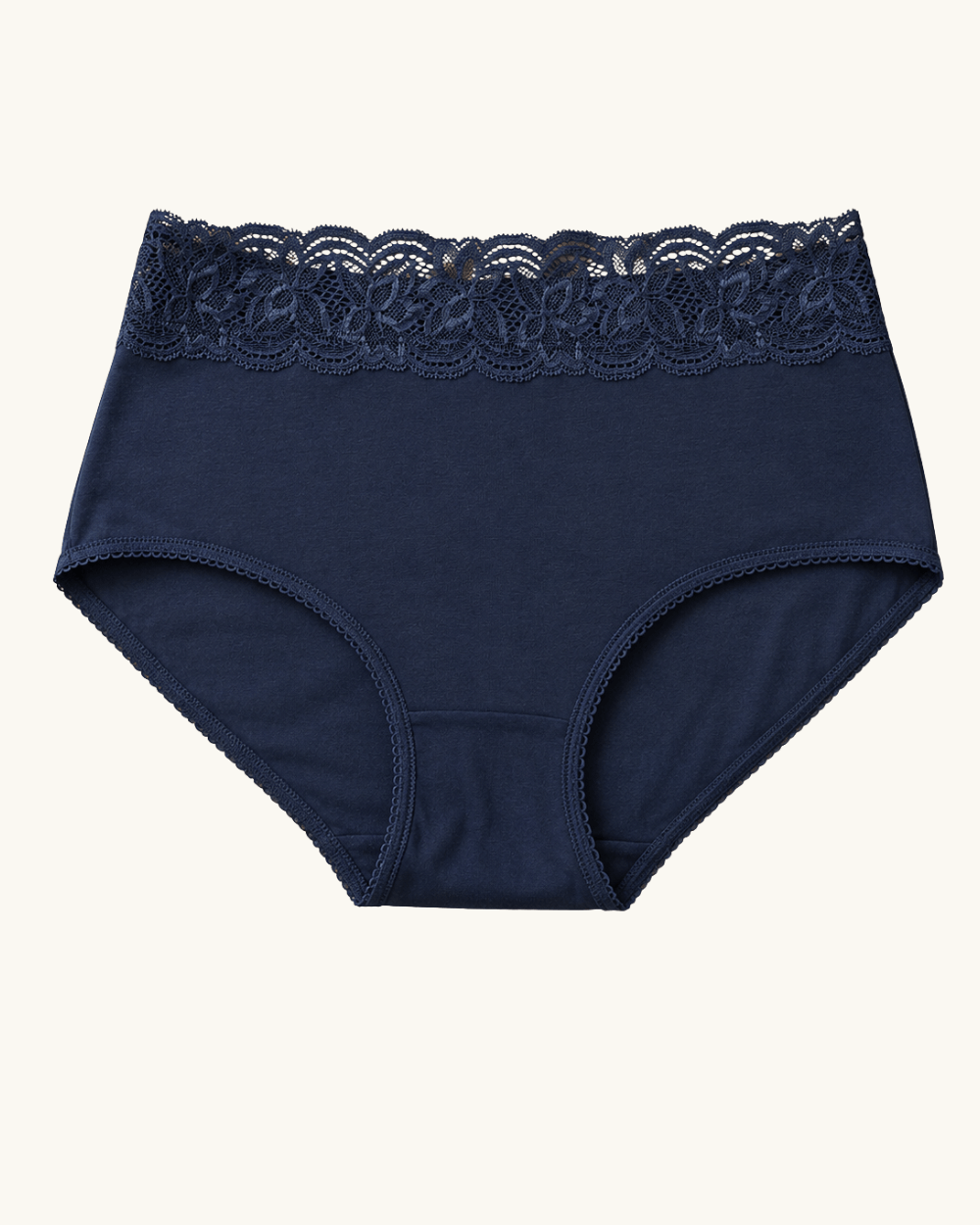 Luxury Lace Cotton Panty - 4 Pcs Pack