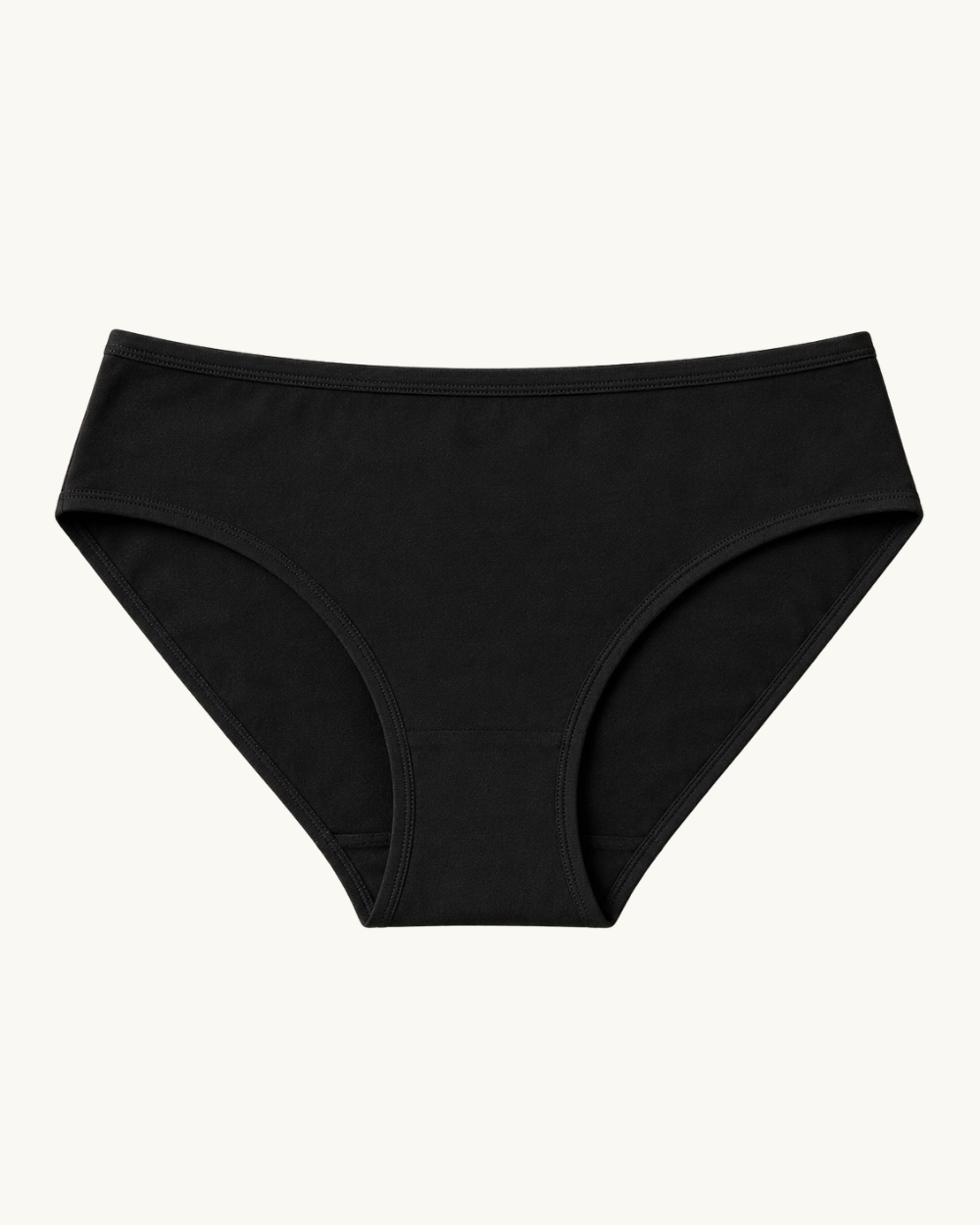 Classic Soft Cotton Panty - 3 Pcs Pack (Black Essential Edition)