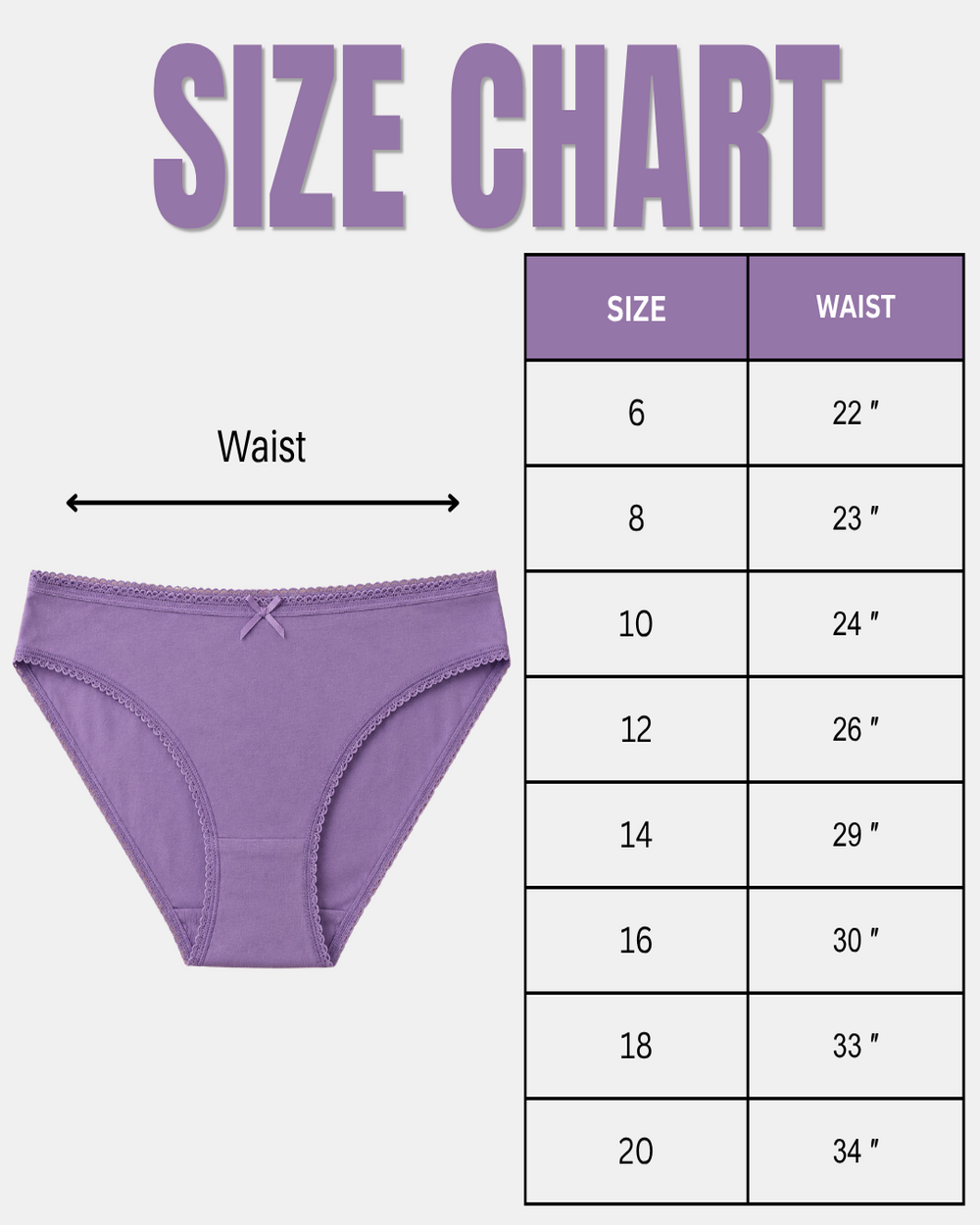 Premium Soft Cotton Panty - 4 Pcs Pack