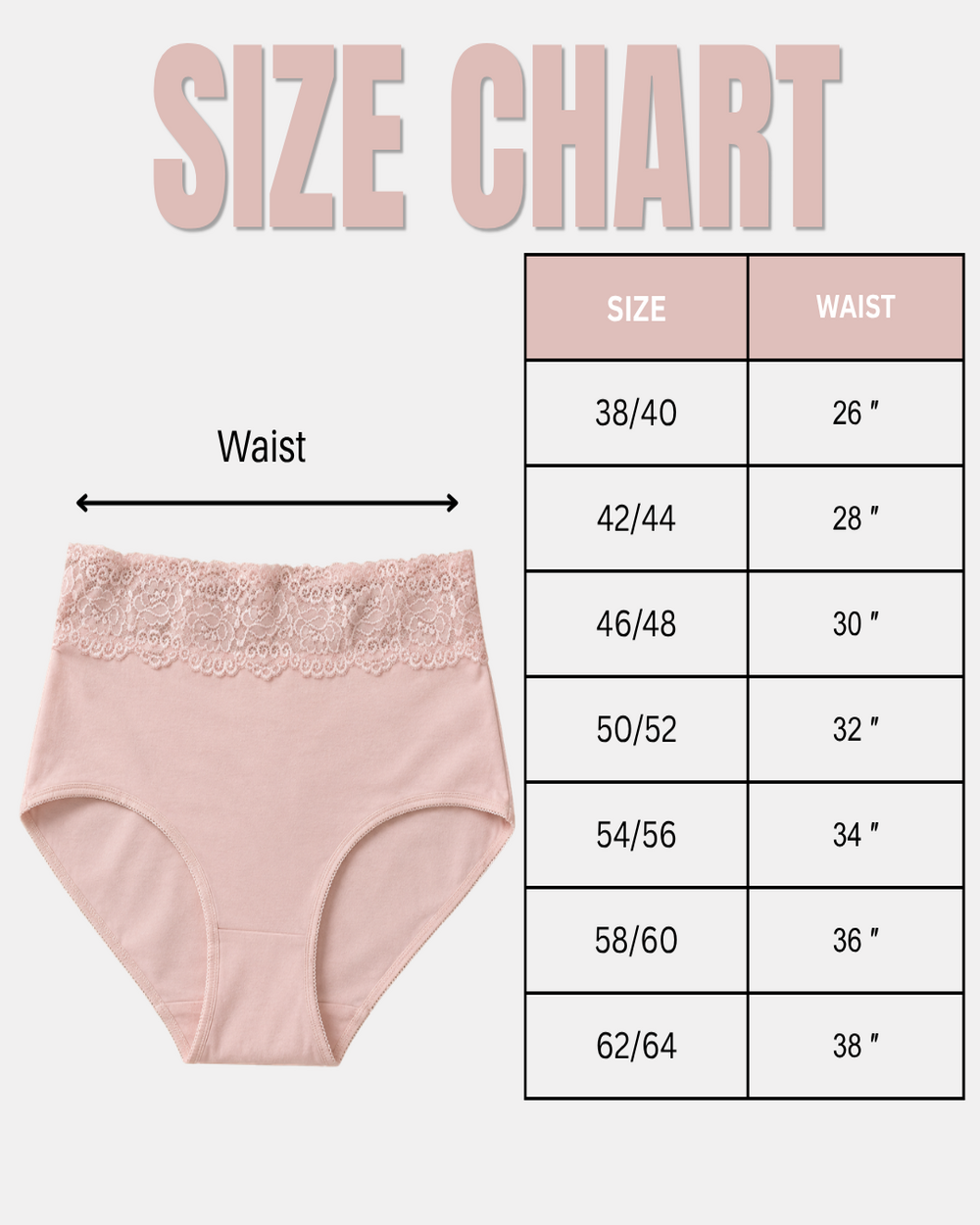 Premium Lace Cotton Panty - 4 Pcs Pack