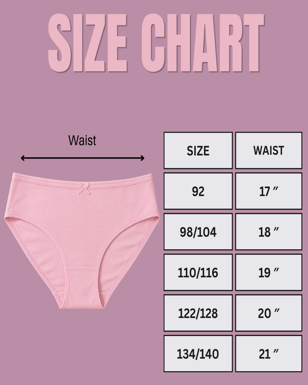 Girls Soft Cotton Panty - 4 Pcs Pack