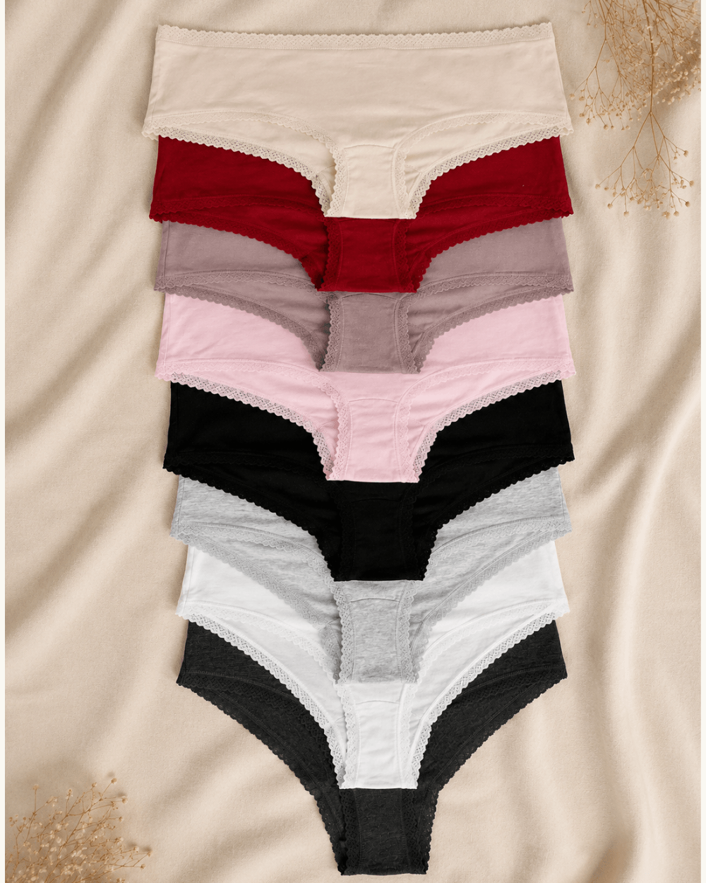 Premium Women’s Soft Cotton Panty – 4 Pcs Pack