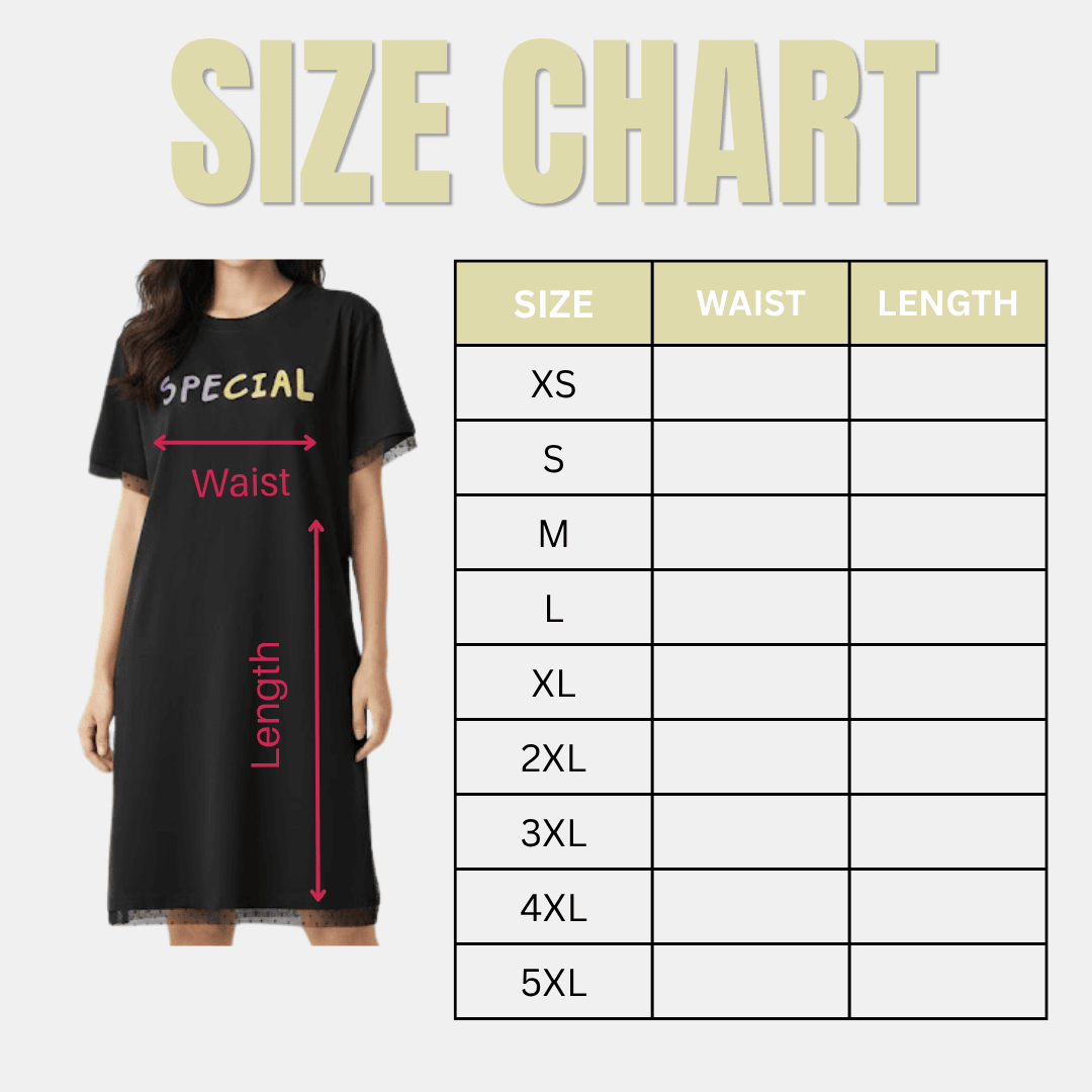 Women’s Black Long T-Shirt Dress
