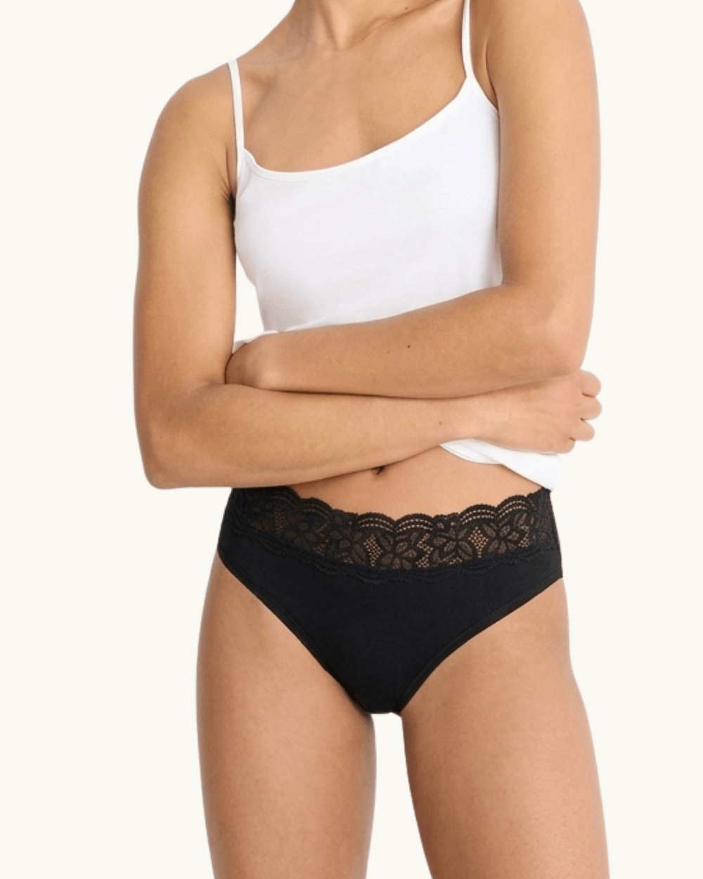 Premium Lace Cotton Panty - 3 Pcs Pack