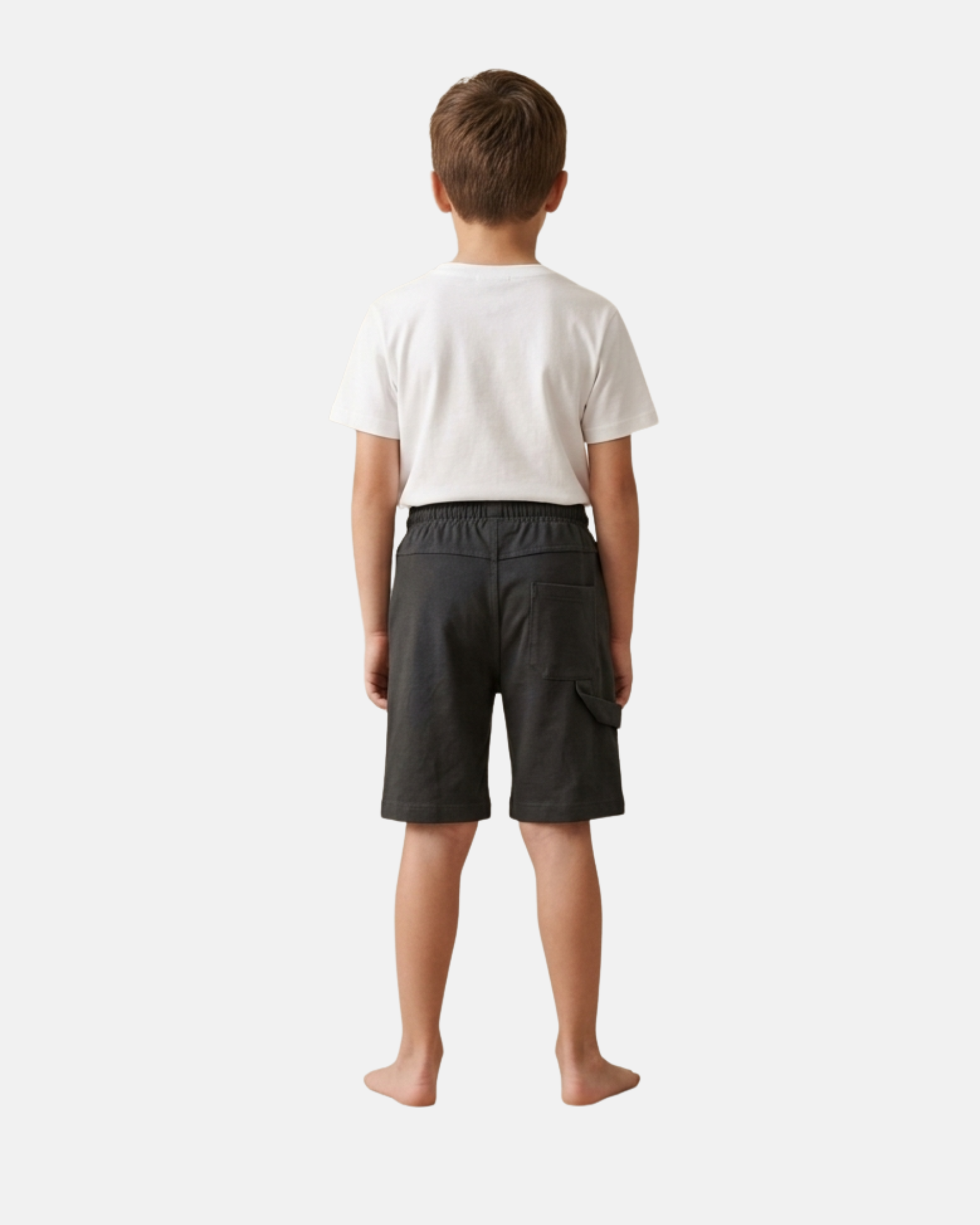 3 PCS Boys Terry Cotton Cargo Shorts Combo Pack