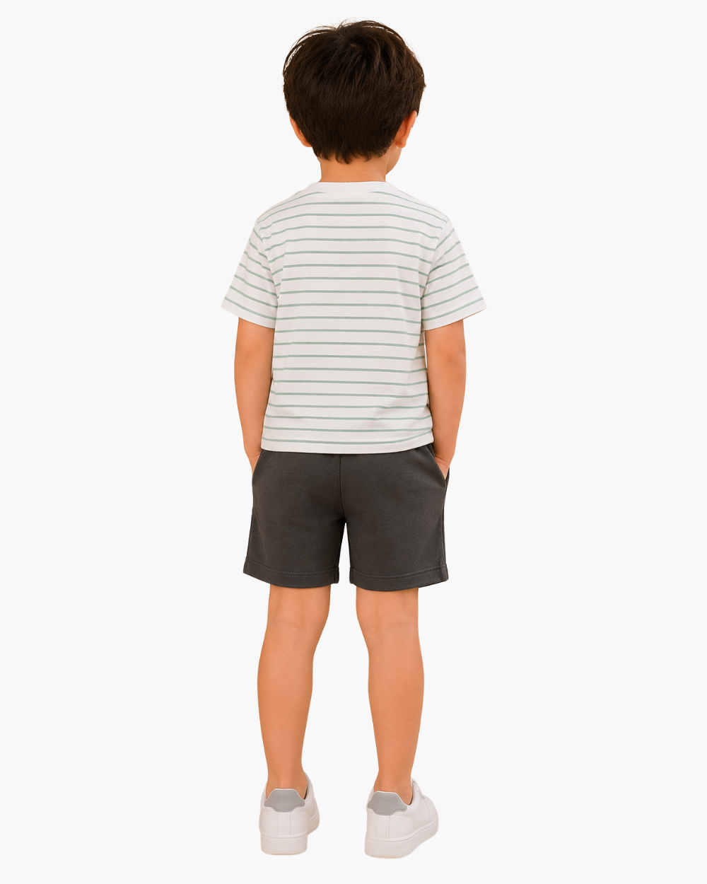 Boys Casual Cotton T-Shirt & Shorts Set